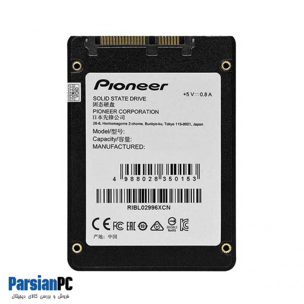 هارد دیسک اینترنال پایونیر SSD PIONEER APS-SL3N 2.5 ظرفیت 120 گیگابایت - Image 2