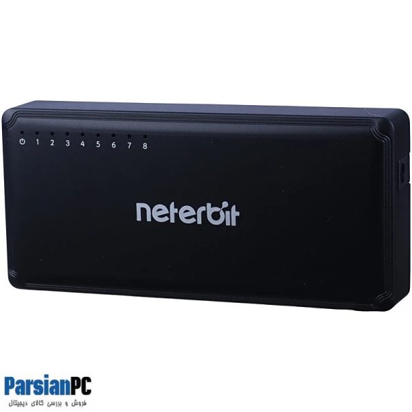 سوییچ نتربیت Neterbit 8Port NES-1008E-C 10/100MBPS هشت پورت
