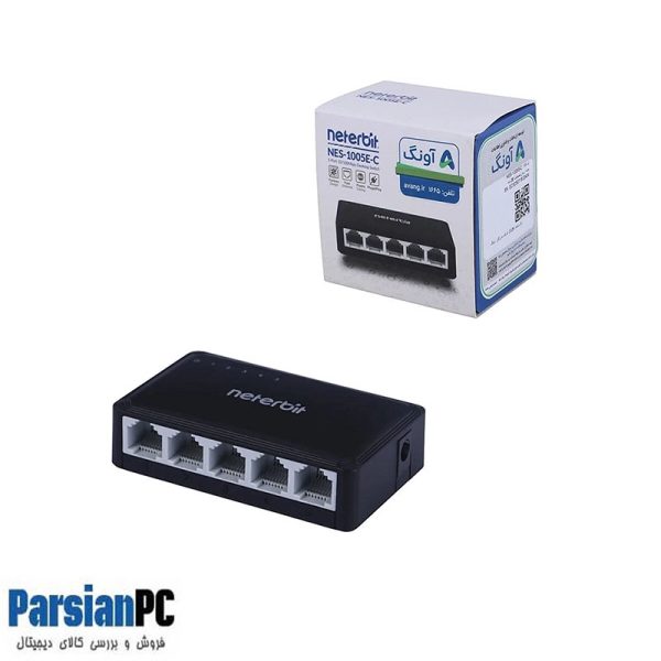 سوییچ نتربیت Neterbit 5Port NES-1005E-C 10/100MBPS پنج پورت