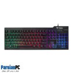 کیبورد رپو BACKLIT GAMING KEYBOARD V50S BLACK