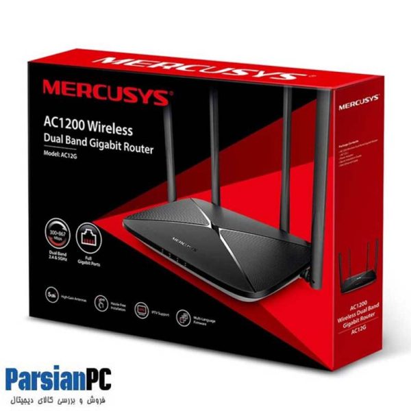 روتر بی سیم مرکوسیس ROUTER MERCUSYS AC12G