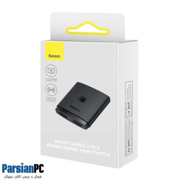 سویج اچ دی ام آی HDMI SWITCH 2 TO 1 4K ULTRA HD BASEUS