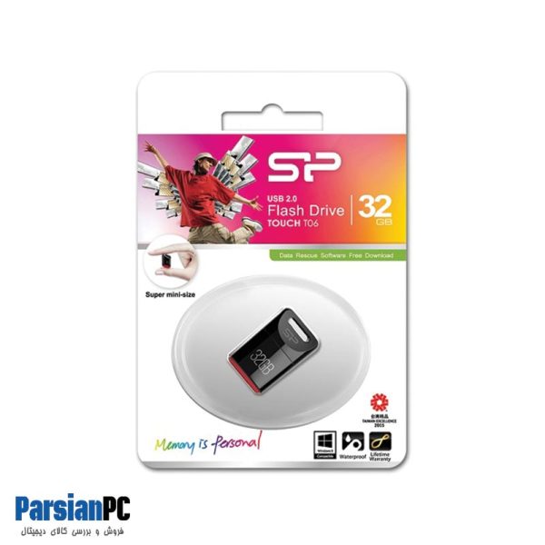 فلش مموری سیلیکون پاور TOUCH T06 ظرفیت 32 گیگابایت USB 2