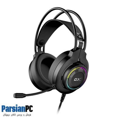 هدست با سیم گیمینگ جنیوس GENIUS GX GAMING HS-GX580U RGB BLACK