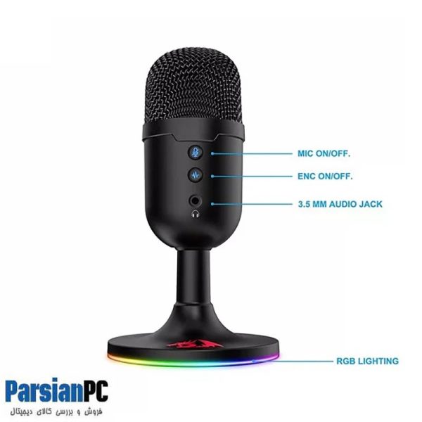 pic-1835212-871ff0f6-1de6-430b-a2d2-1601225509e2.jpg میکروفون REDRAGON GAMING PULSER GM303 MICROPHONE BLACK