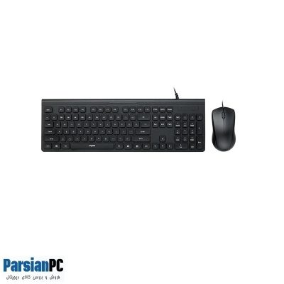 کیبورد و ماوس با سیم رپو RAPOO NX2100 BLACK