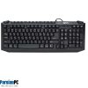 کیبورد و ماوس با سیم تسکو TSCO KEY BOARD & MOUSE TKM8054N BLACK