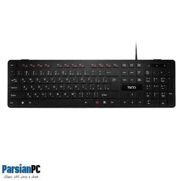 کیبورد با سیم تسکو TSCO TK 8045 KEYBOARD  BLACK