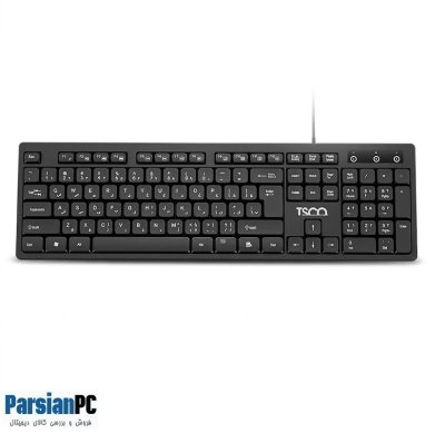 کیبورد با سیم تسکو TSCO TK 8072 KEYBOARD  BLACK