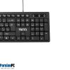 کیبورد با سیم تسکو TSCO TK 8072 KEYBOARD  BLACK