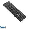 کیبورد با سیم تسکو TSCO TK 8072 KEYBOARD  BLACK