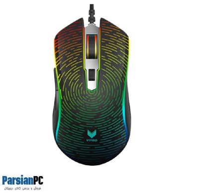 ماوس گیمینگ با سیم رپو RAPOO V25S GAMING MOUSE BLACK