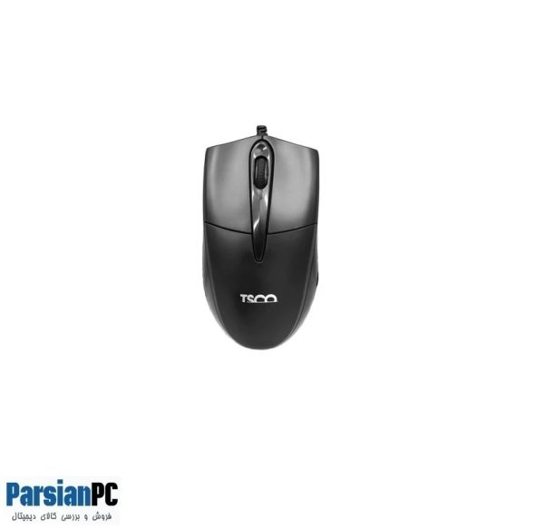 کیبورد و ماوس با سیم تسکو TSCO KEY BOARD & MOUSE TKM8054N BLACK