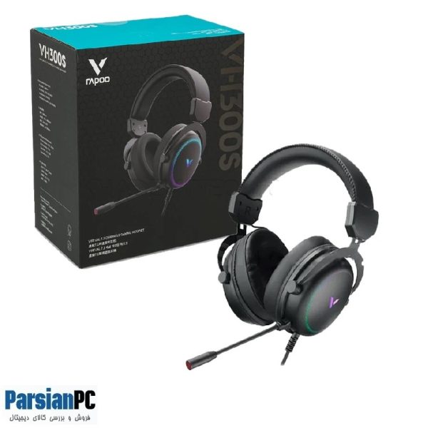 هدست با سیم رپو RAPOO GAMING VH300S BLACK