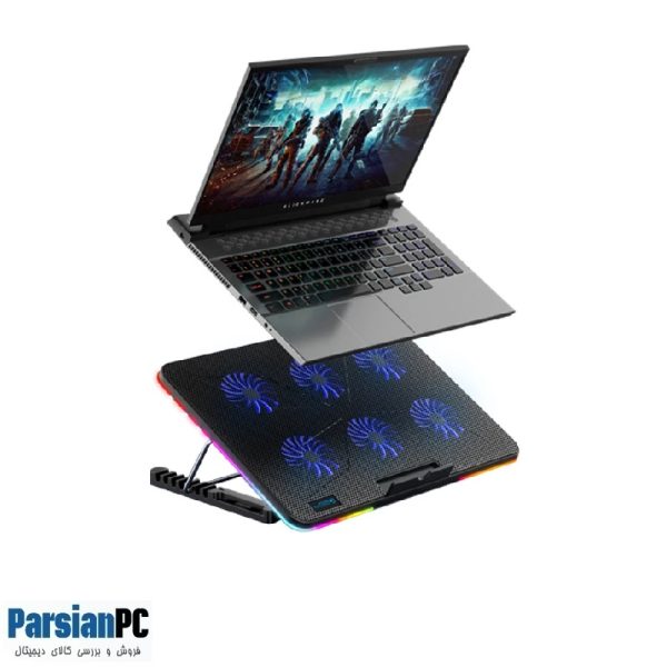 پایه خنک کننده کول کلد COOLCOLD F5 RGB 6FAN BLACK