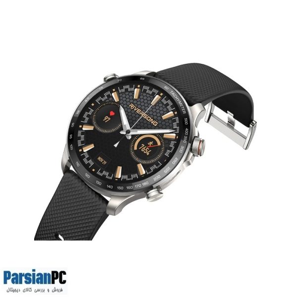 ساعت هوشمند ریور سانگ  RIVERSONG SMARTWATCH MOTIVE 10 GT SW1001  TITANIUM SILVER