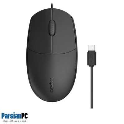 ماوس با سیم رپو RAPOO N100C  MOUSE BLACK