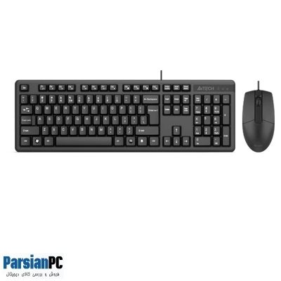 ماوس و کیبورد با سیم ای فورتک A4TECH 3330S  BLACK