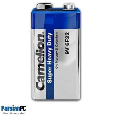 باتری کتابی کملیون 9 ولت  CAMELION SUPER HEAVY 6F22-BP1B