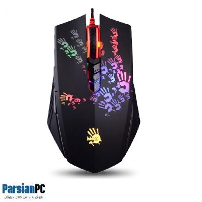 ماوس با سیم ای فورتک A4TECH BLOODY GAMING A60  BLACK