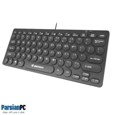 کیبورد  با سیم  JERTECH USB KEYBOARD  DK-500 BLACK