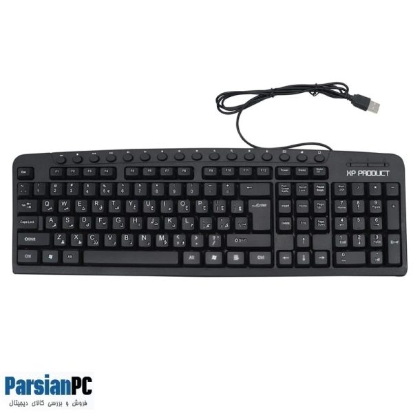 کیبورد و ماوس  با سیم ایکس پی XP PRODUCT XP-9600 USB KEYBOARD & MOUSE  BLACK