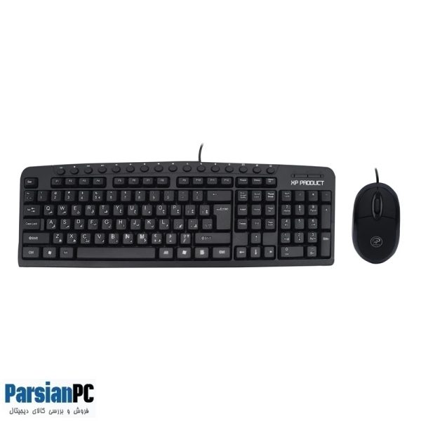 کیبورد و ماوس  با سیم ایکس پی XP PRODUCT XP-9600 USB KEYBOARD & MOUSE  BLACK