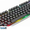 کیبورد و ماوس  با سیم اچ پی GAMING RGB KM300F BLACK