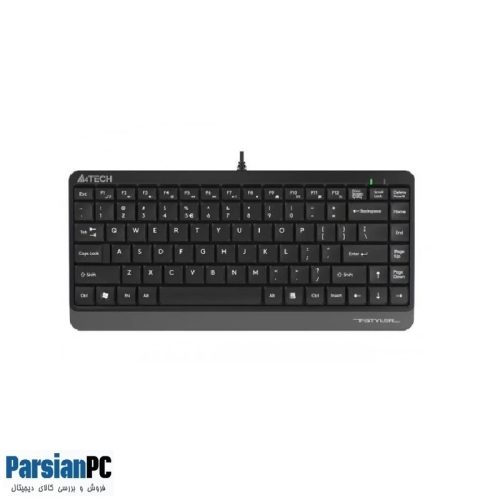 کیبورد با سیم ای فورتک A4TECH FSTYL FK11 KEYBOARD  USB GREY