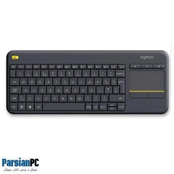کیبورد بی سیم لاجیتک LOGITECH MEDIA K400 PLUSE 920-007145 BLACK