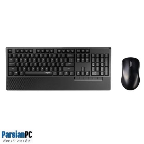 کیبورد و ماوس بی سیم رپو RAPOO  X1960 KEYBOARD&MOUSE  WIRELESS  BKACK