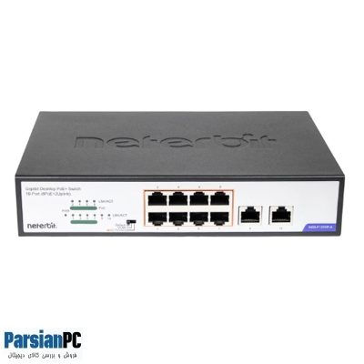 سوییچ نتربیت Neterbit 8Port NGS-F1010P-A POE 1000 MBPS ده پورت