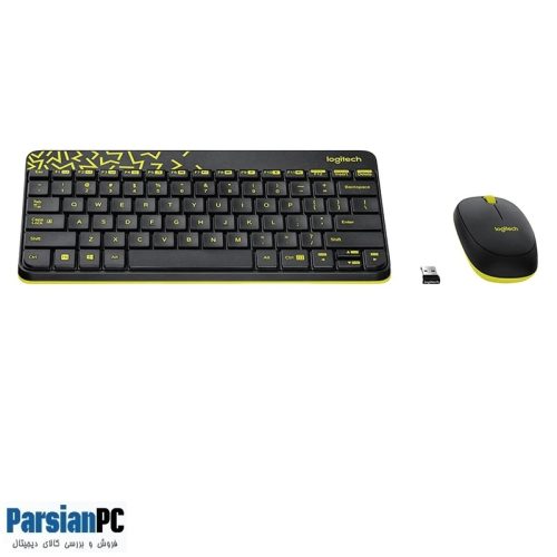 کیبورد و ماوس بی سیم لاجیتک LOGITECH KEYBOARD & MOUSE MK240 B-Y
