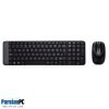 کیبورد و ماوس بی سیم لاجیتک LOGITECH KEYBOARD & MOUSE MK220 BLACK