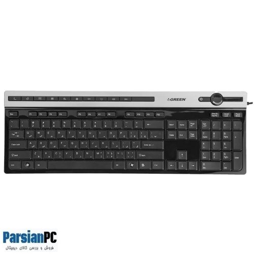 کیبورد گرین GREEN GK503 USB KEYBOARD BLACK