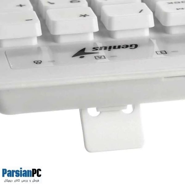 کیبورد  باسیم جنیوس GENIUS SLIMSTAR 130 USB KEYBOARD WHITE