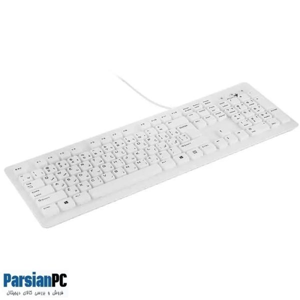 کیبورد  باسیم جنیوس GENIUS SLIMSTAR 130 USB KEYBOARD WHITE