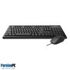کیبورد و ماوس رپو RAPOO X120 PRO USB KEYBOARD & MOUSE BLACK