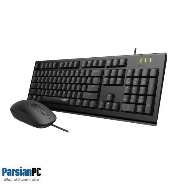 کیبورد و ماوس رپو RAPOO X120 PRO USB KEYBOARD & MOUSE BLACK