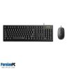کیبورد و ماوس رپو RAPOO X120 PRO USB KEYBOARD & MOUSE BLACK